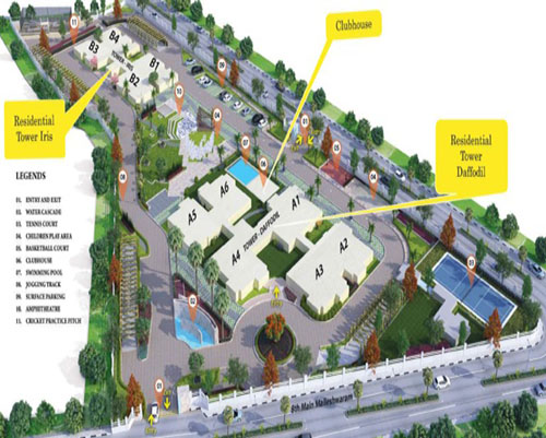 floorplans & masterplan of Sattva Luxuria