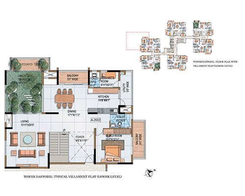 floorplans & masterplan of Sattva Luxuria