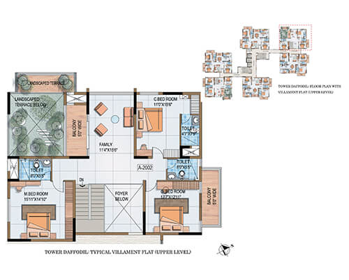 floorplans & masterplan of Sattva Luxuria