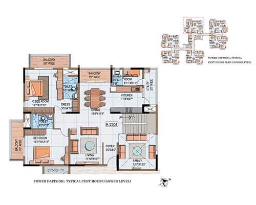 floorplans & masterplan of Sattva Luxuria