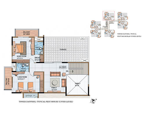 floorplans & masterplan of Sattva Luxuria