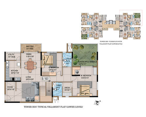 floorplans & masterplan of Sattva Luxuria