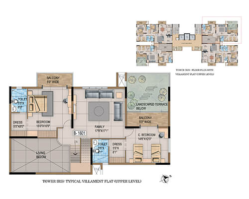 floorplans & masterplan of Sattva Luxuria